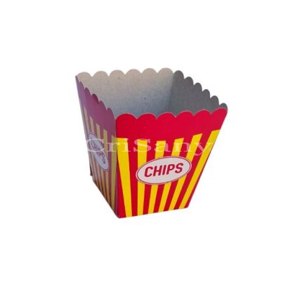 Кутия за чипс цветна  /20 бр./