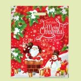 Чанта  Детска Дядо Коледа - червена /50 бр./