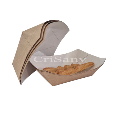 Кутия  картон лодка Крафт13 oz 68/106/45/100бр./