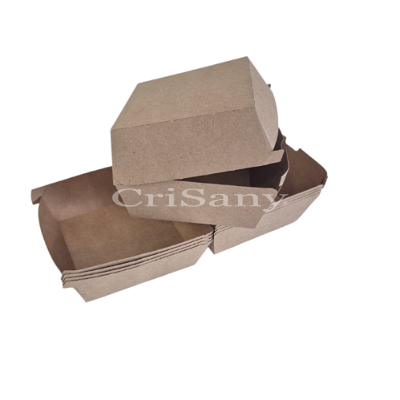 Кутия за бургер MEGA Kraft  картон голяма-125бр.