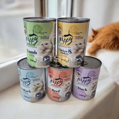 Nippy пастет за котки 400гр. говеждо