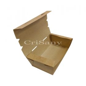 Кутия  картонена за храна каф.980 мл /50бр./5680
