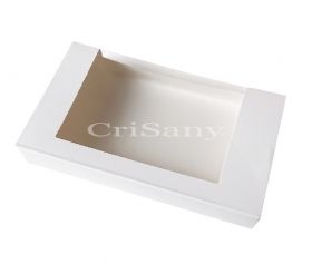 Кутия с прозорец бяла 22/13/3/25бр. 9560