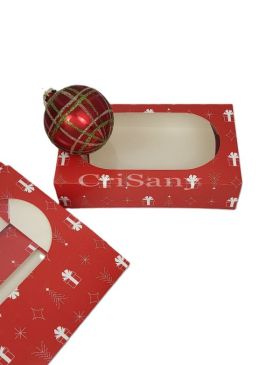 Кутия с прозорец КОЛЕДА  21/13/5.5/25бр. 013864