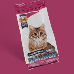 ПАН КОТ говеждо 400гр - суха храна за котка