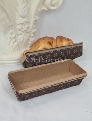 Форма козунак гофре прав.300гр. 200/65/45 -20бр.