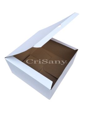 Кутия за торта 25.5/25.5/15 велп. лепена Ю/10бр.