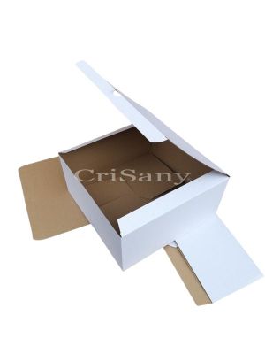 Кутия за торта 30.5/30.5/15 велп. лепена Ю/10бр.