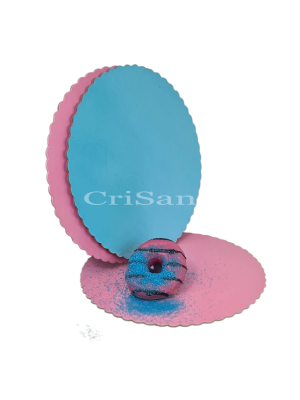 Подложка  ф28  мукава розово/синьо А/10бр/3мм