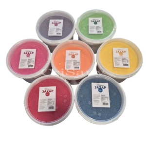 Захар цветна 2.5 кг. - синя