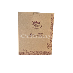 Захар кафява 4 гр. Н кутия джоб /100 бр./