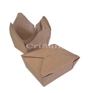 Кутия  картонена за храна средна /50бр./-9063