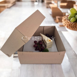 Кутия за торта 30/30 кафяво микр. /10 бр./