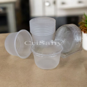 Кутия МХ кръгла - 500 мл лале ф116 /75 бр./