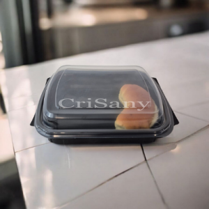 Кутия черна с прозр. к-к 1 отдел. /50 бр./