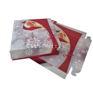 Кутия за торта Коледна 30 парчета - 25 бр.