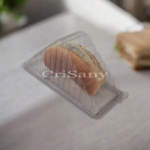 Кутия РЕТ за сандвич триъгълна голяма - 100 бр.